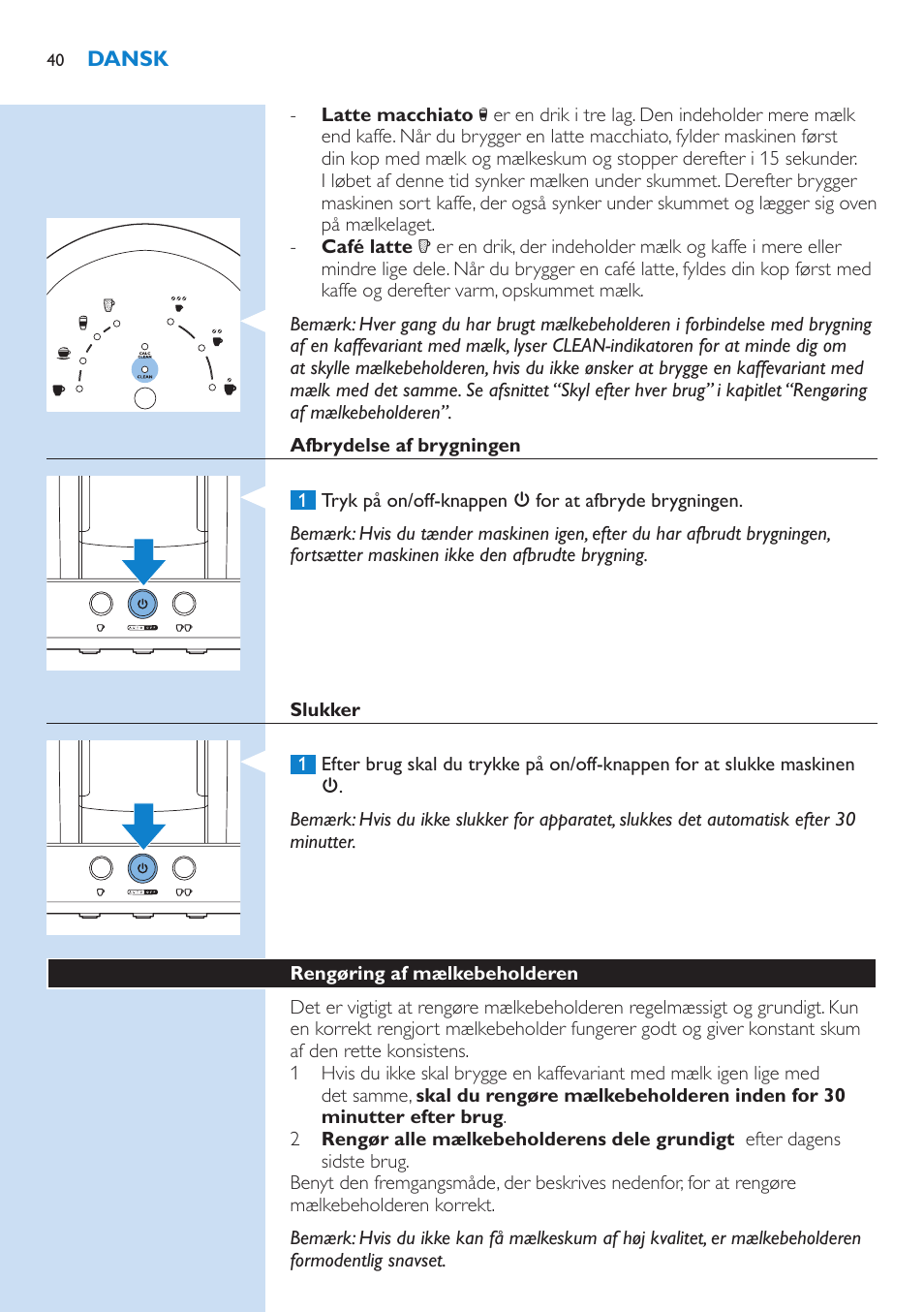 Philips SENSEO® Latte Select Kaffeepadmaschine User Manual | Page 40 / 210