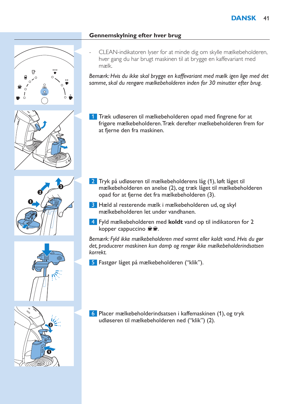 Philips SENSEO® Latte Select Kaffeepadmaschine User Manual | Page 41 / 210