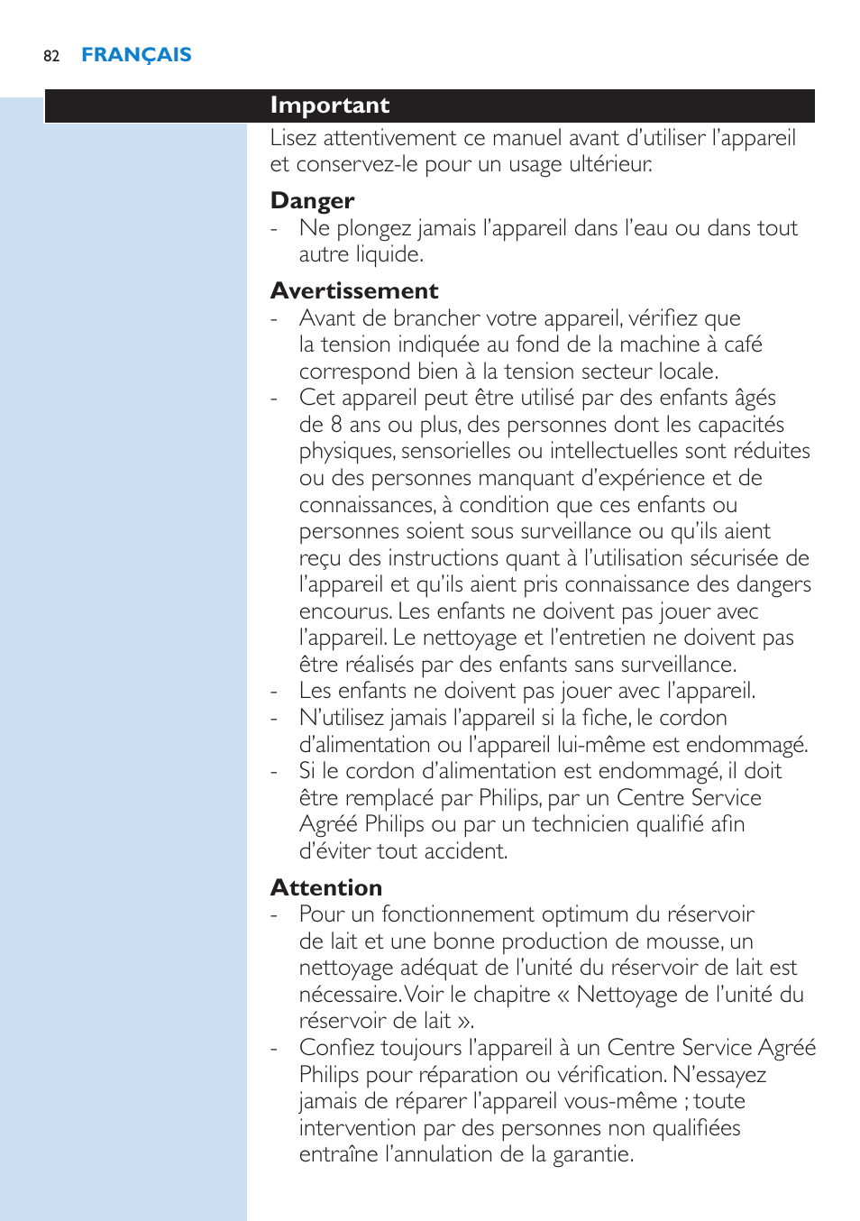 Philips SENSEO® Latte Select Kaffeepadmaschine User Manual | Page 82 / 210