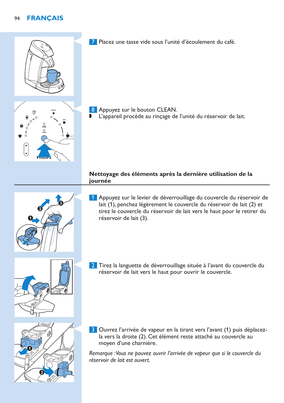 Philips SENSEO® Latte Select Kaffeepadmaschine User Manual | Page 94 / 210