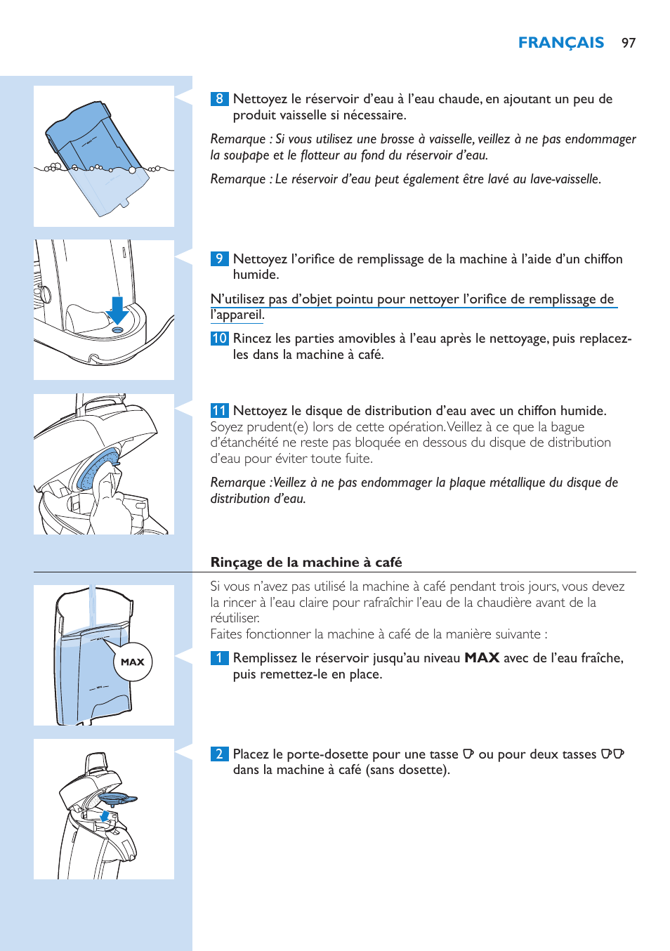 Philips SENSEO® Latte Select Kaffeepadmaschine User Manual | Page 97 / 210