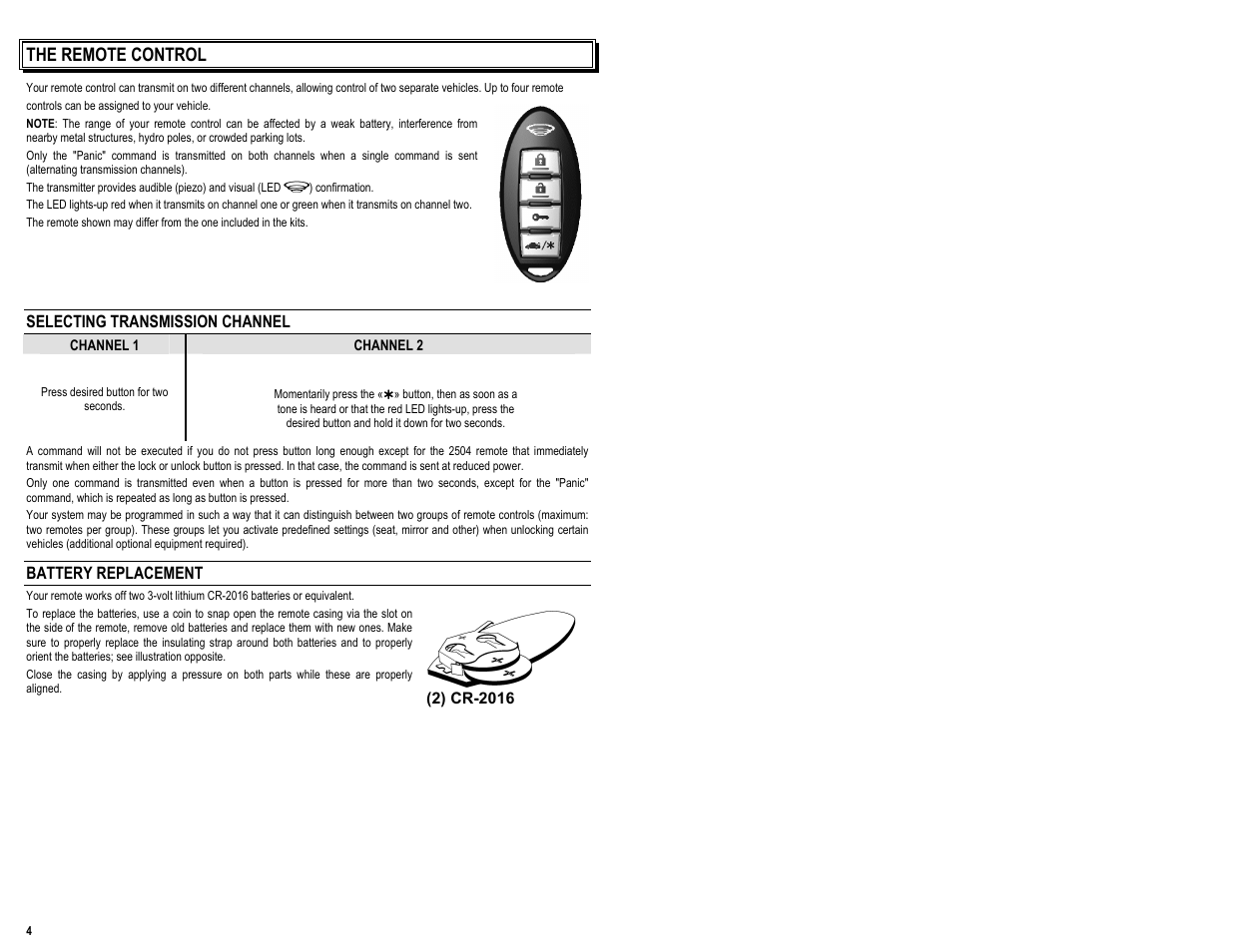 AstroStart 2504A User Manual | Page 6 / 20