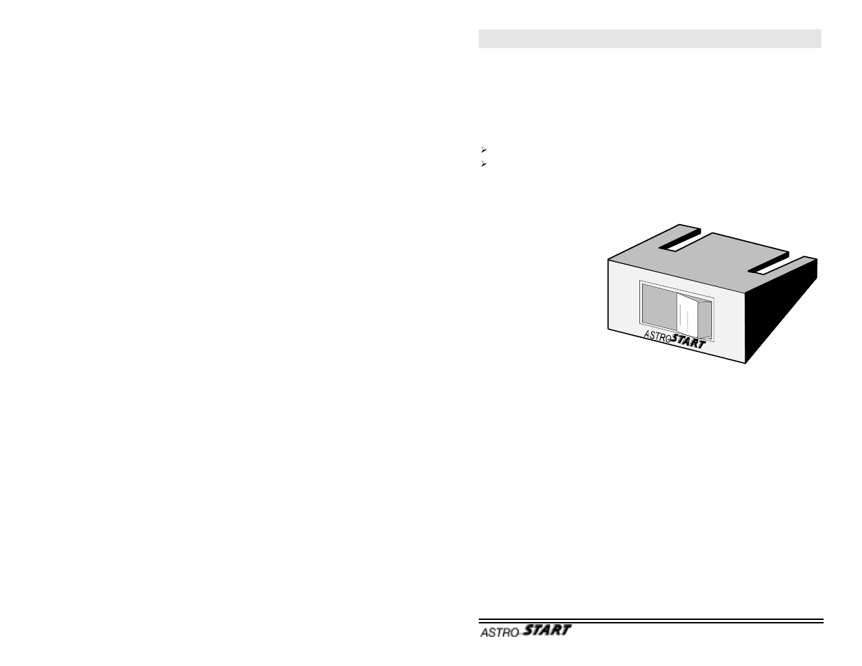 Before using your remote starter, Using main switch | AstroStart RS-113 User Manual | Page 3 / 12