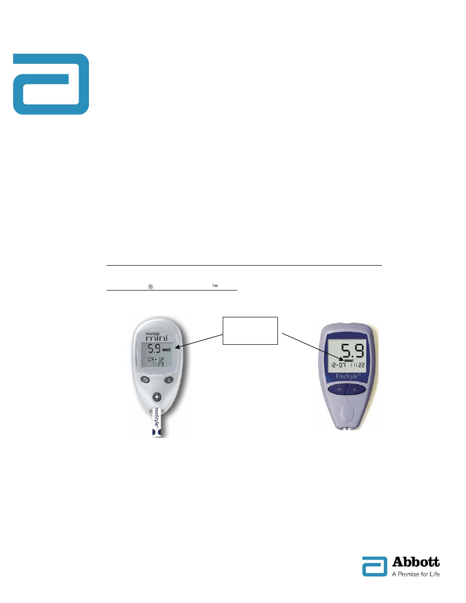 Abbott Diabetes Care 7115 User Manual | 2 pages