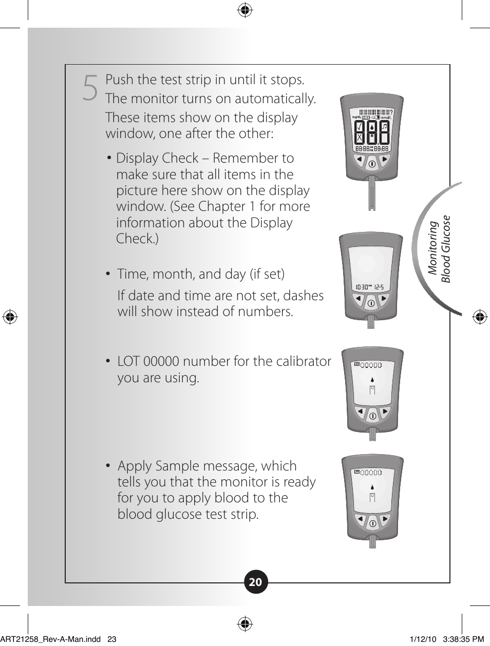 Abbott Diabetes Care Blood Glucose Monitoring System ART21258 User Manual | Page 24 / 53