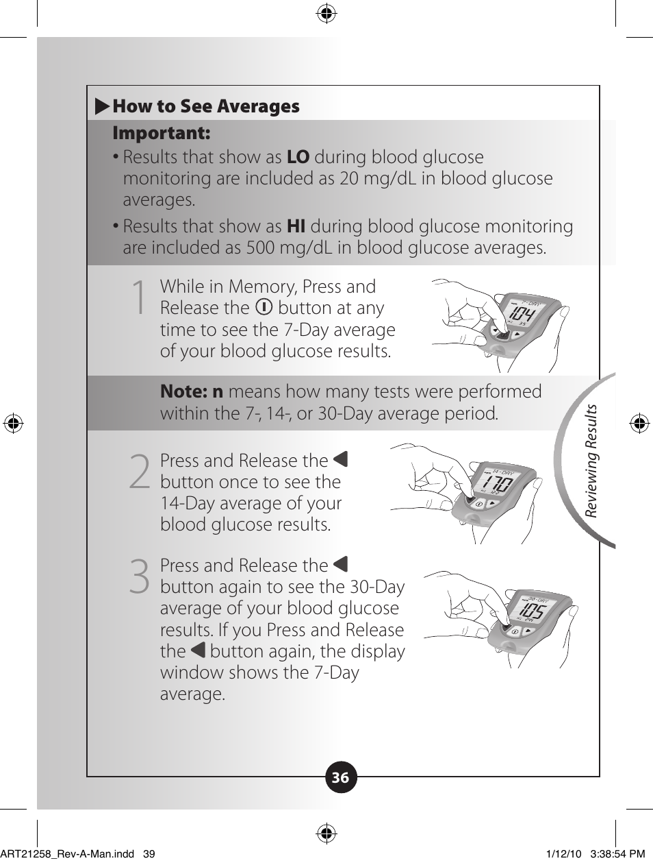 Abbott Diabetes Care Blood Glucose Monitoring System ART21258 User Manual | Page 40 / 53