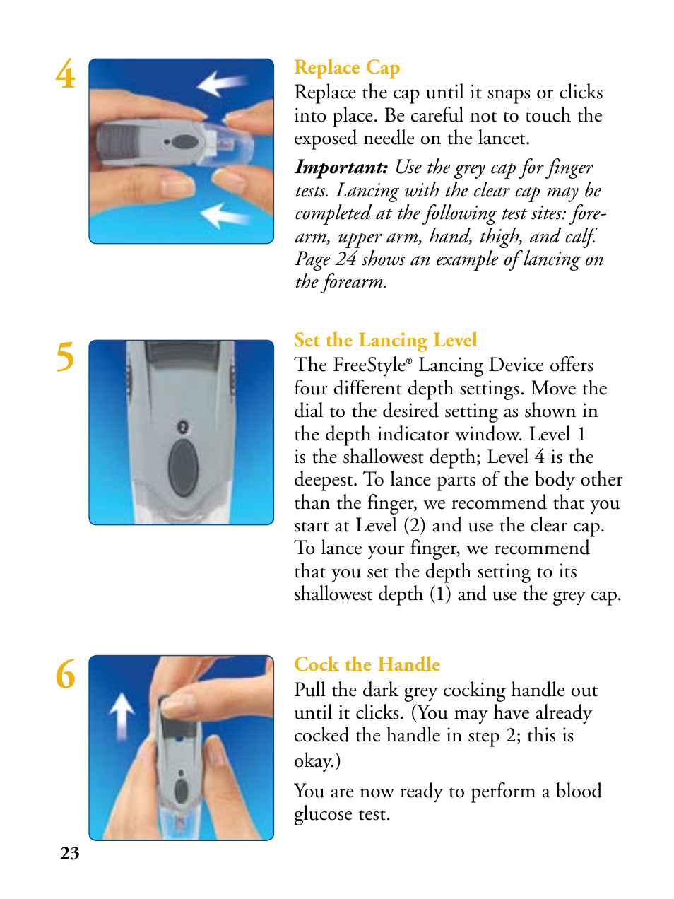 Abbott Diabetes Care FreeStyle Flash Blood Glucose Monitor User Manual | Page 26 / 69