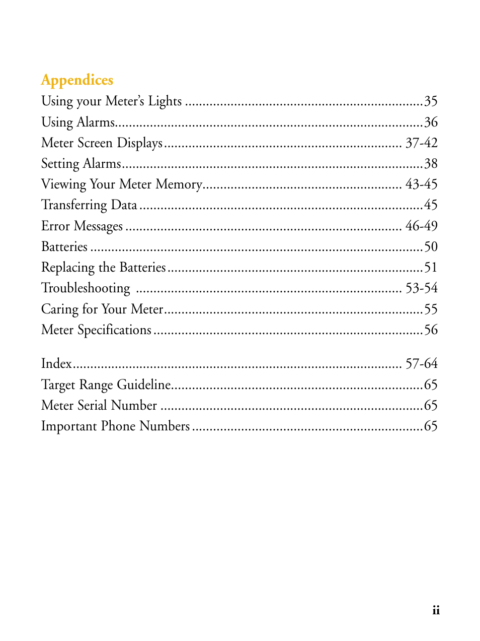 Abbott Diabetes Care FreeStyle Flash Blood Glucose Monitor User Manual | Page 3 / 69