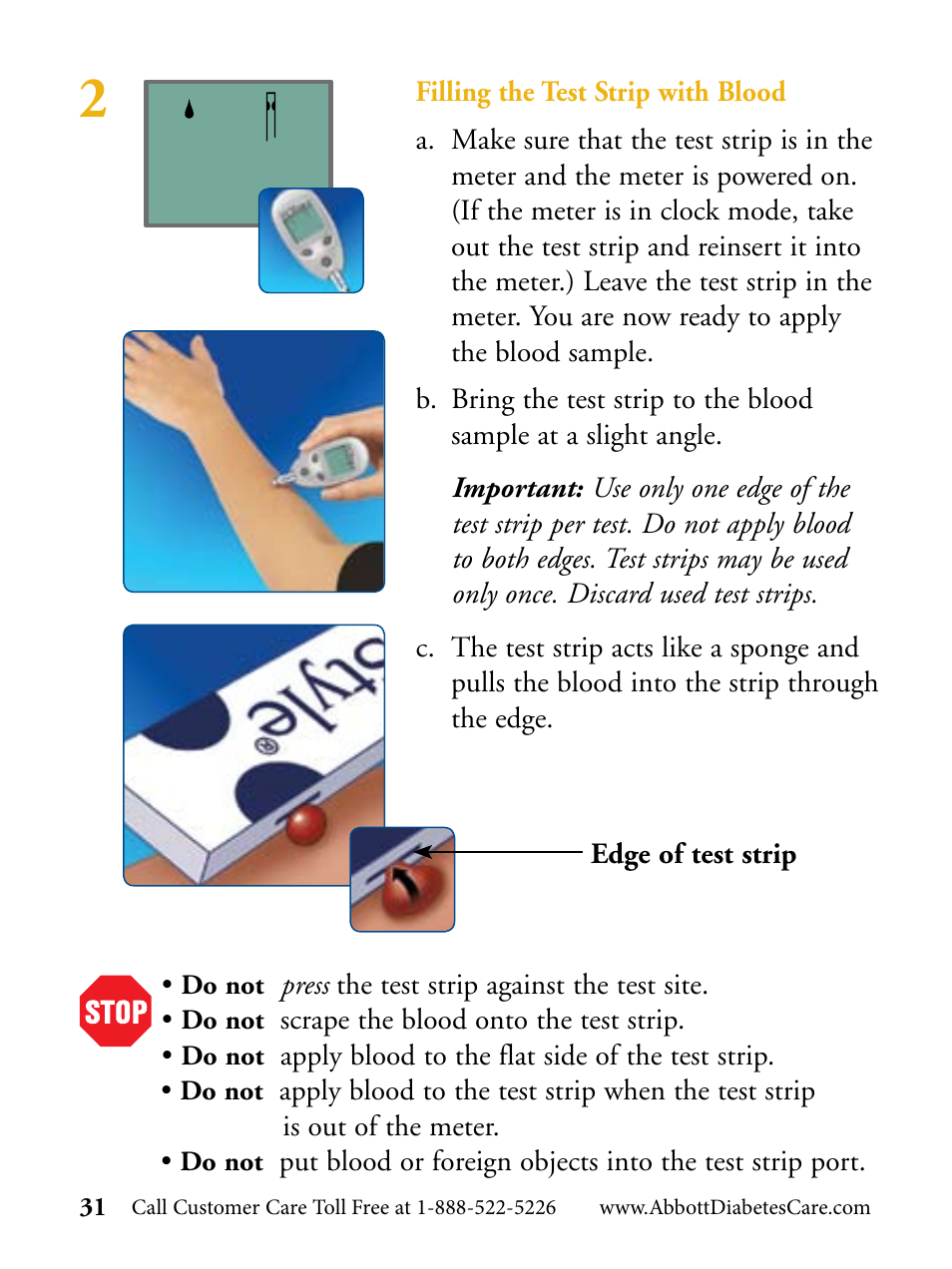 Abbott Diabetes Care FreeStyle Flash Blood Glucose Monitor User Manual | Page 34 / 69