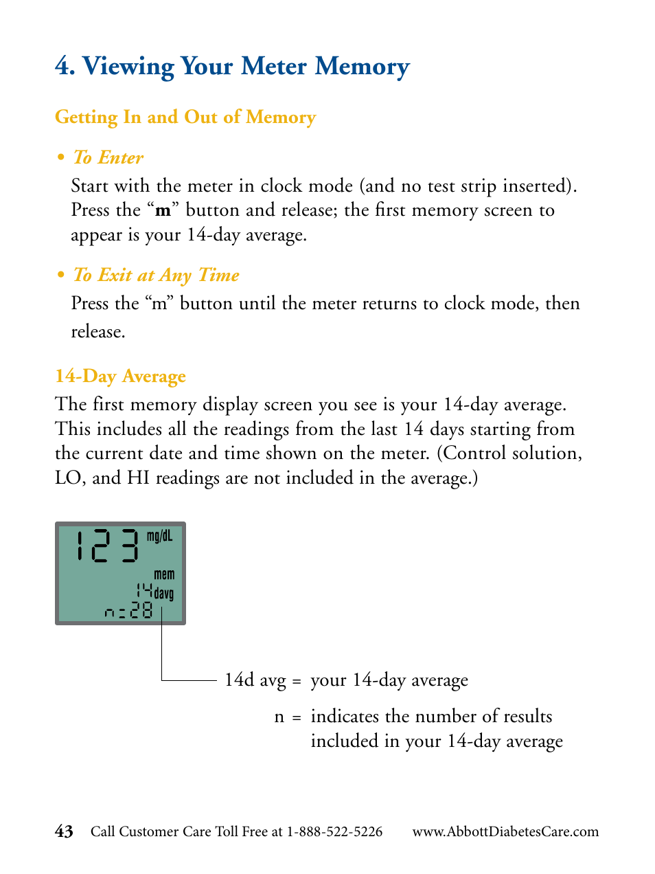 Abbott Diabetes Care FreeStyle Flash Blood Glucose Monitor User Manual | Page 46 / 69