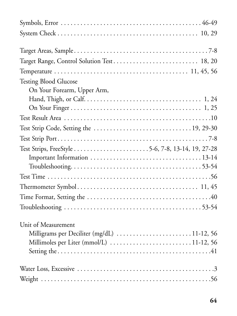 Abbott Diabetes Care FreeStyle Flash Blood Glucose Monitor User Manual | Page 67 / 69