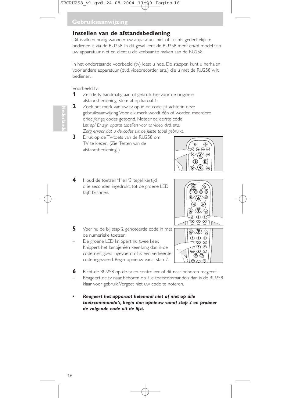 Philips Universal-Fernbedienung User Manual | Page 16 / 60