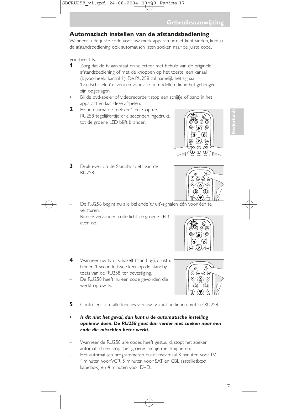 Philips Universal-Fernbedienung User Manual | Page 17 / 60