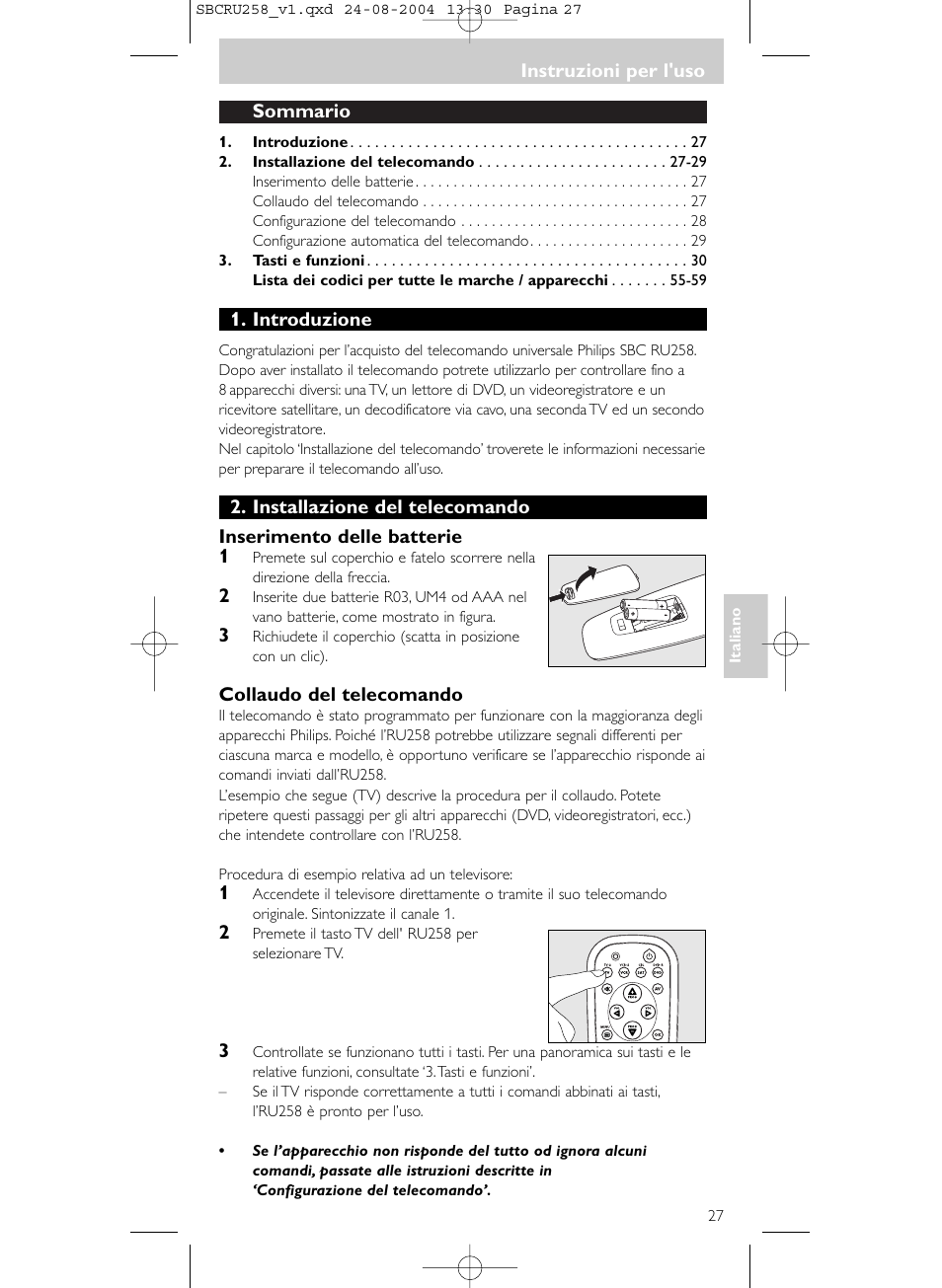 Philips Universal-Fernbedienung User Manual | Page 27 / 60