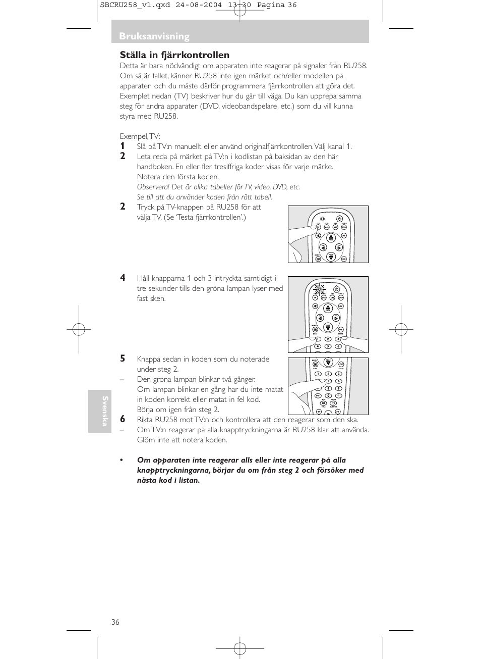 Philips Universal-Fernbedienung User Manual | Page 36 / 60