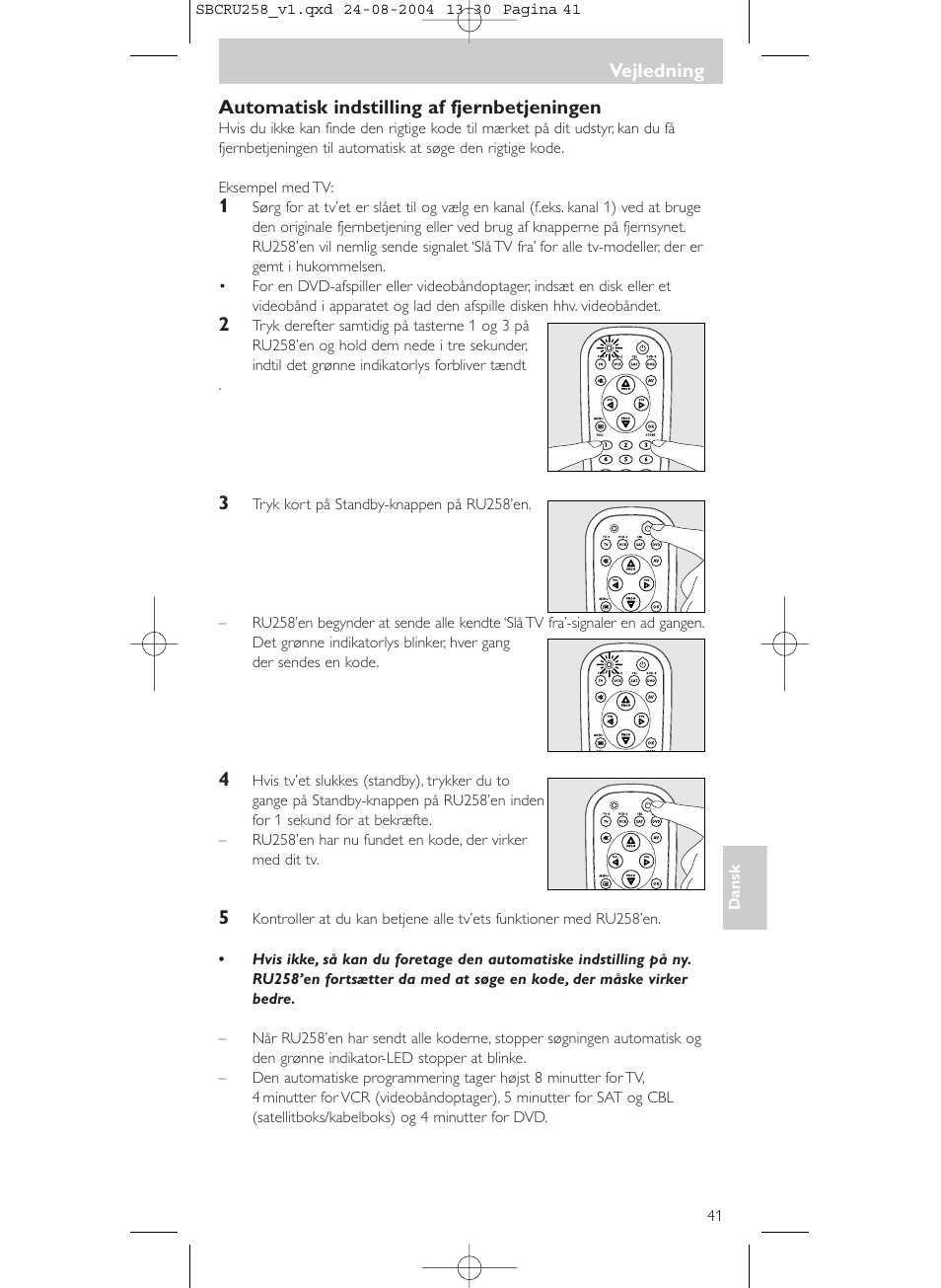 Philips Universal-Fernbedienung User Manual | Page 41 / 60