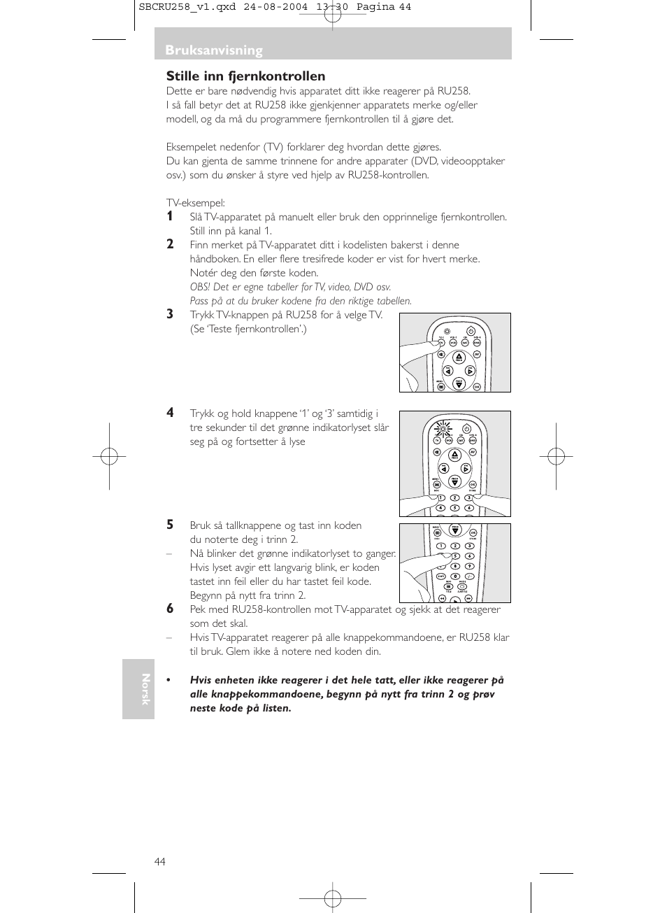 Philips Universal-Fernbedienung User Manual | Page 44 / 60