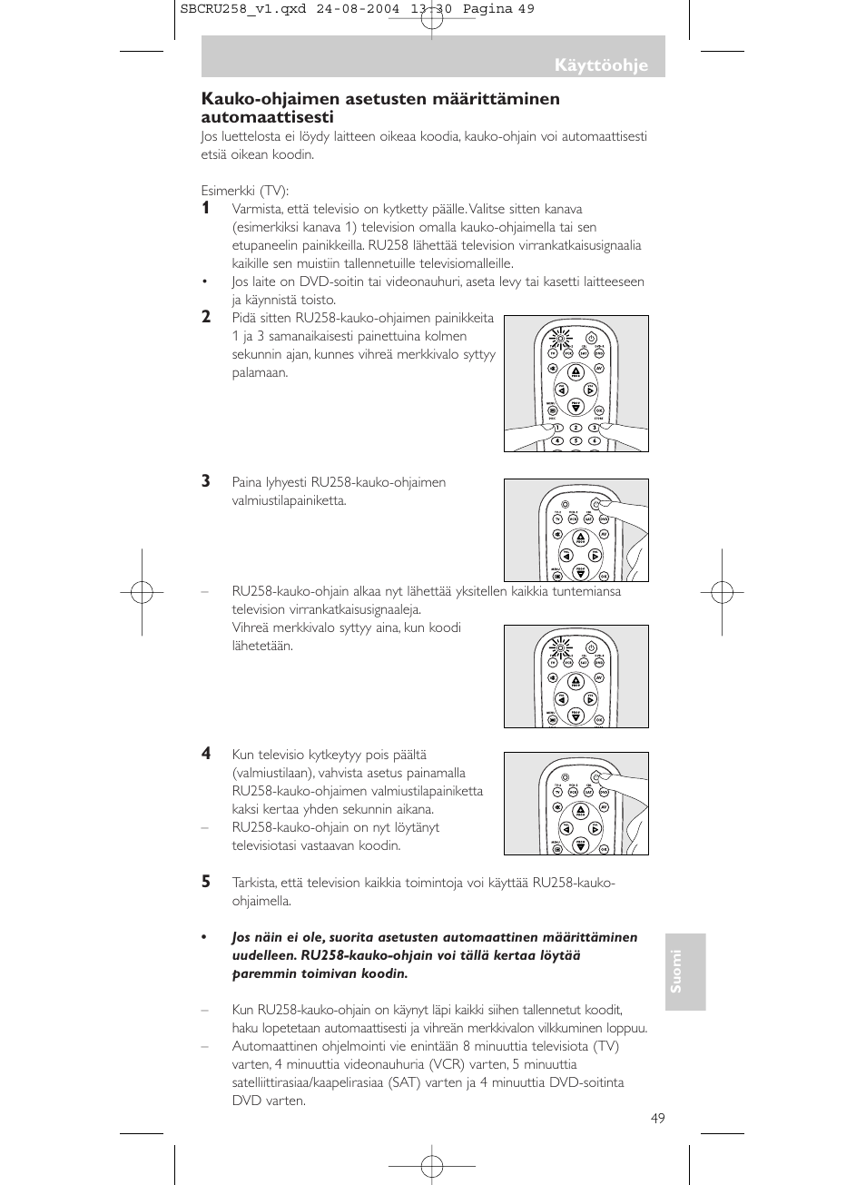 Philips Universal-Fernbedienung User Manual | Page 49 / 60