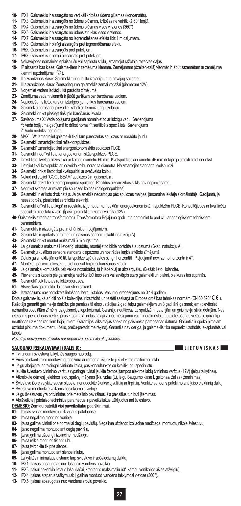 Philips Ledino Pendelleuchte User Manual | Page 39 / 44