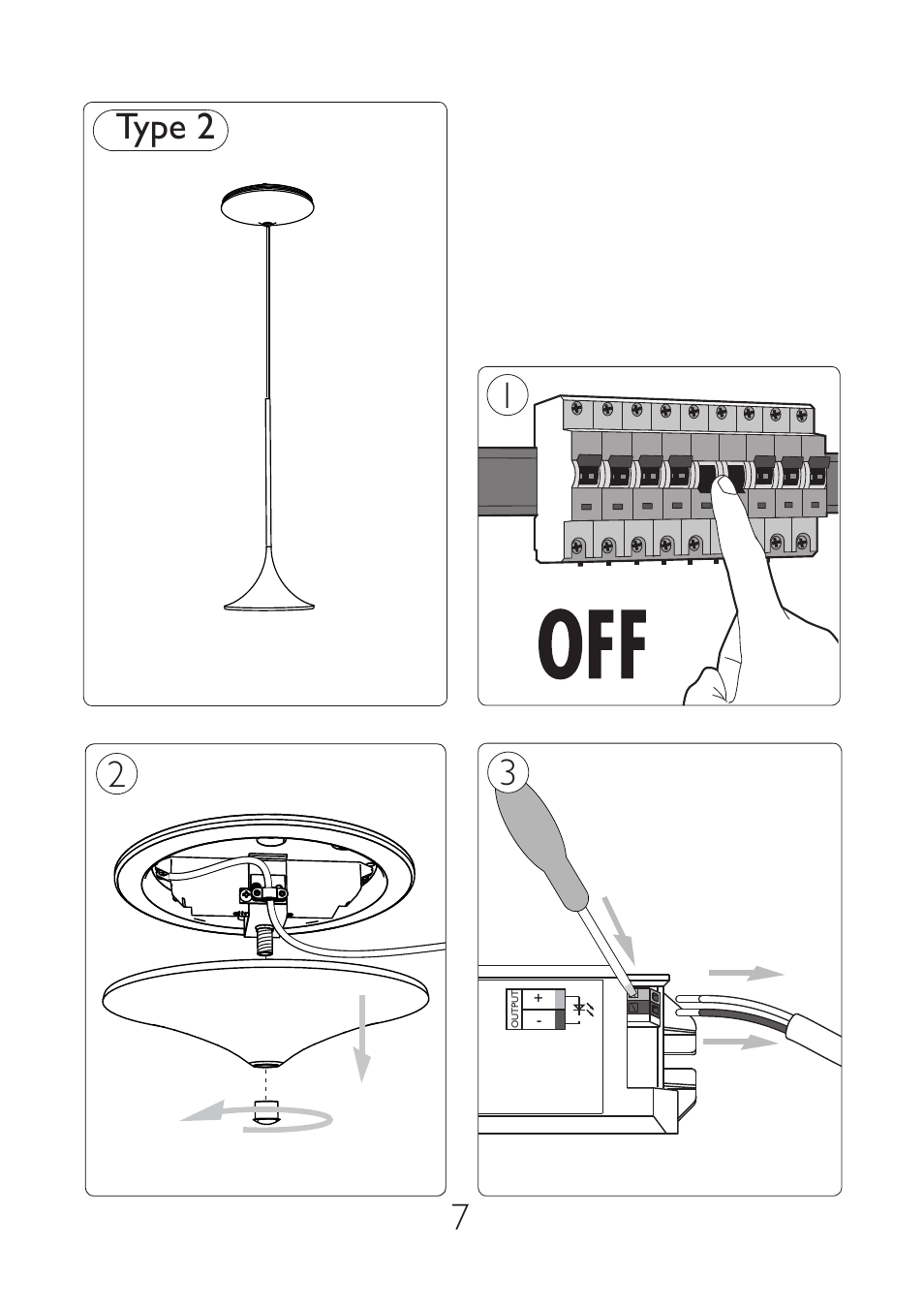 Type 2 2 3 | Philips Ledino Pendelleuchte User Manual | Page 7 / 44