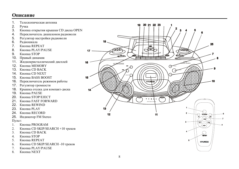 Hyundai H-1406 User Manual | Page 8 / 13