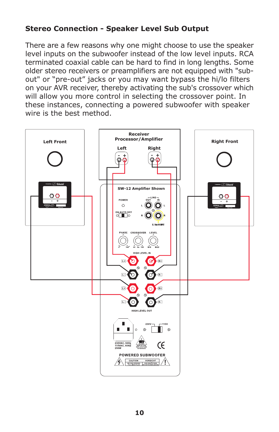Aperion Audio SW-12 User Manual | Page 13 / 23