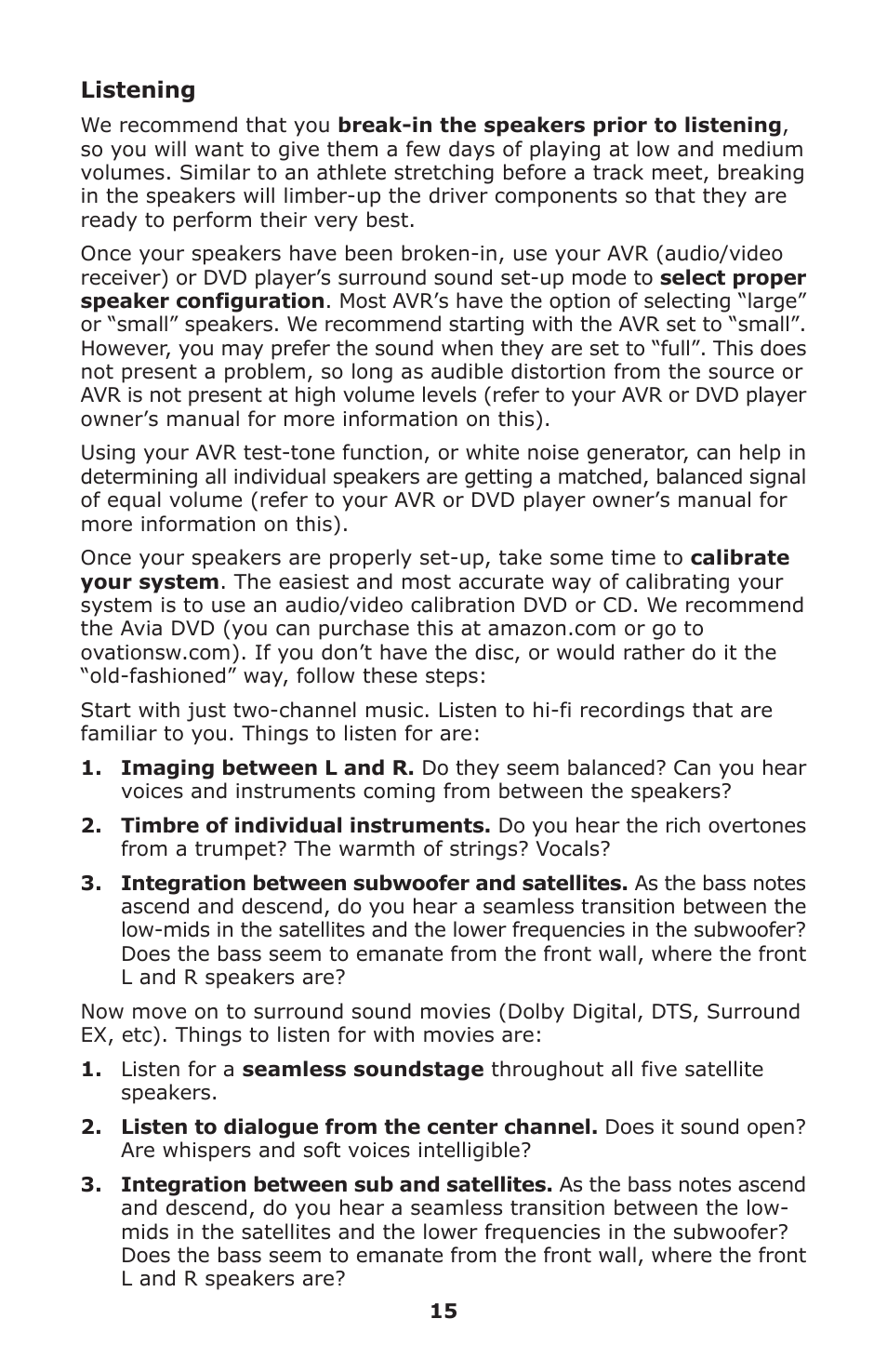 Aperion Audio SW-12 User Manual | Page 18 / 23