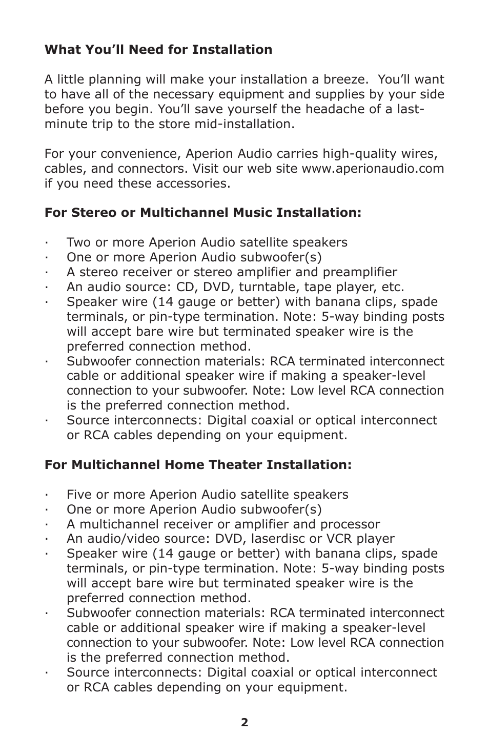 Aperion Audio SW-12 User Manual | Page 5 / 23