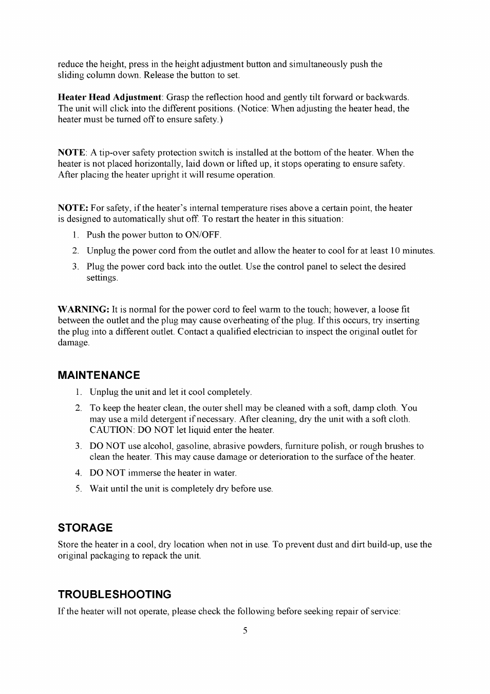 NewAir AH-320E User Manual | Page 6 / 7