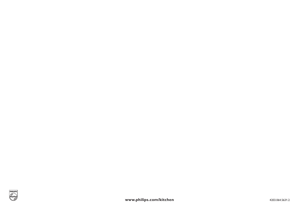 Philips Robust Collection Stabmixer User Manual | Page 36 / 36