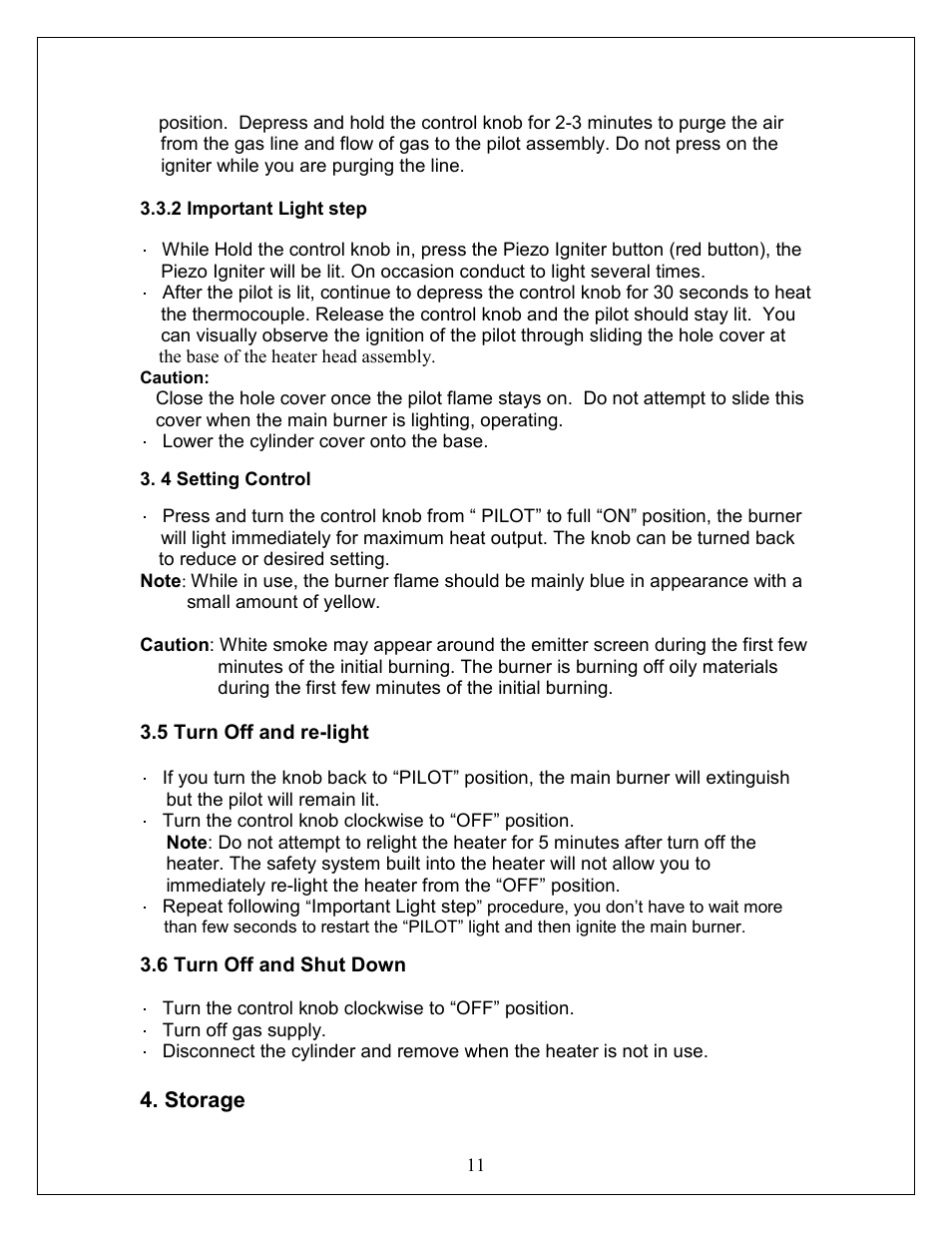 Storage | NewAir APH-4000PV User Manual | Page 11 / 15