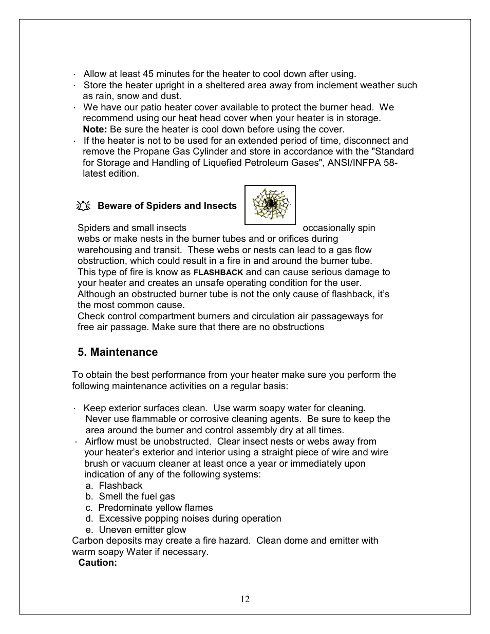 Maintenance | NewAir APH-4000PV User Manual | Page 12 / 15