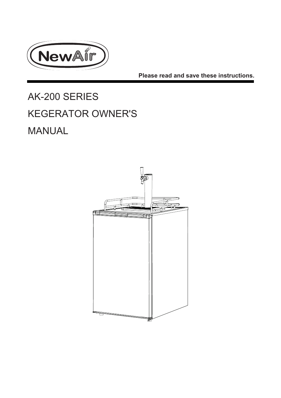 NewAir Kegerator AK-200 User Manual | 17 pages