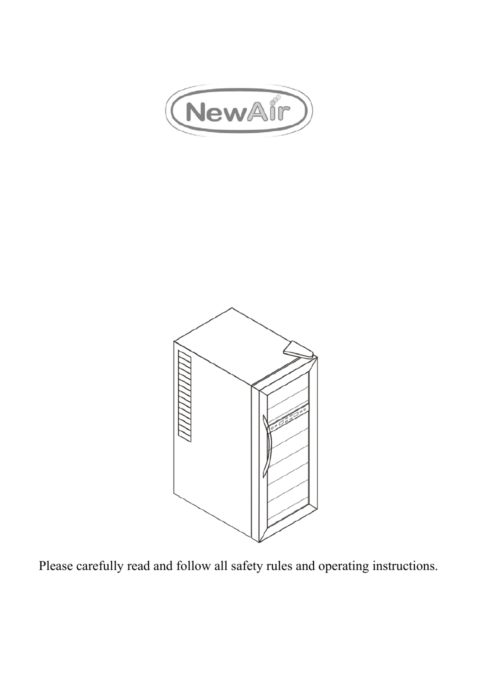 NewAir AW-211ED User Manual | 5 pages