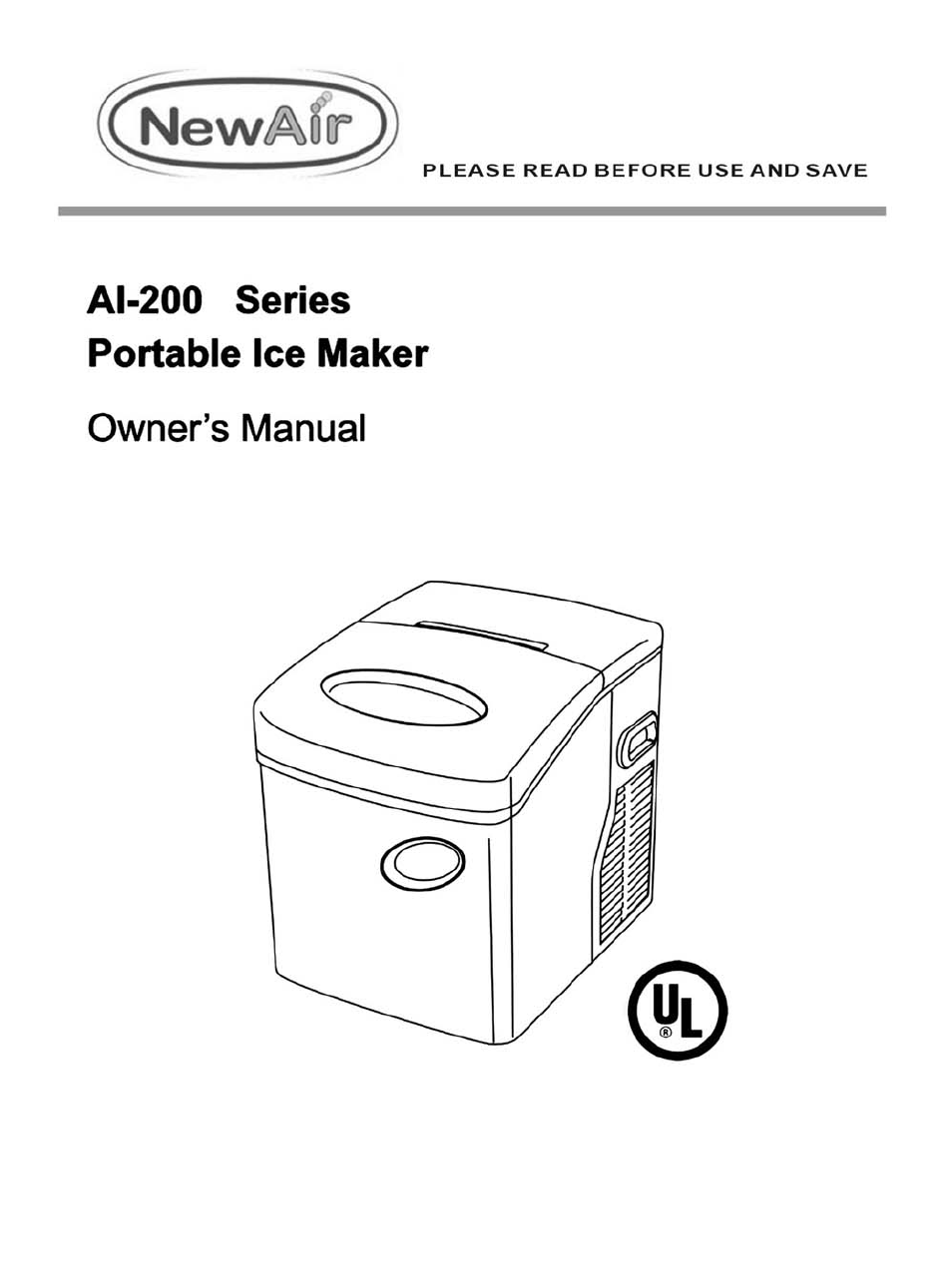 NewAir AI-200 User Manual | 11 pages