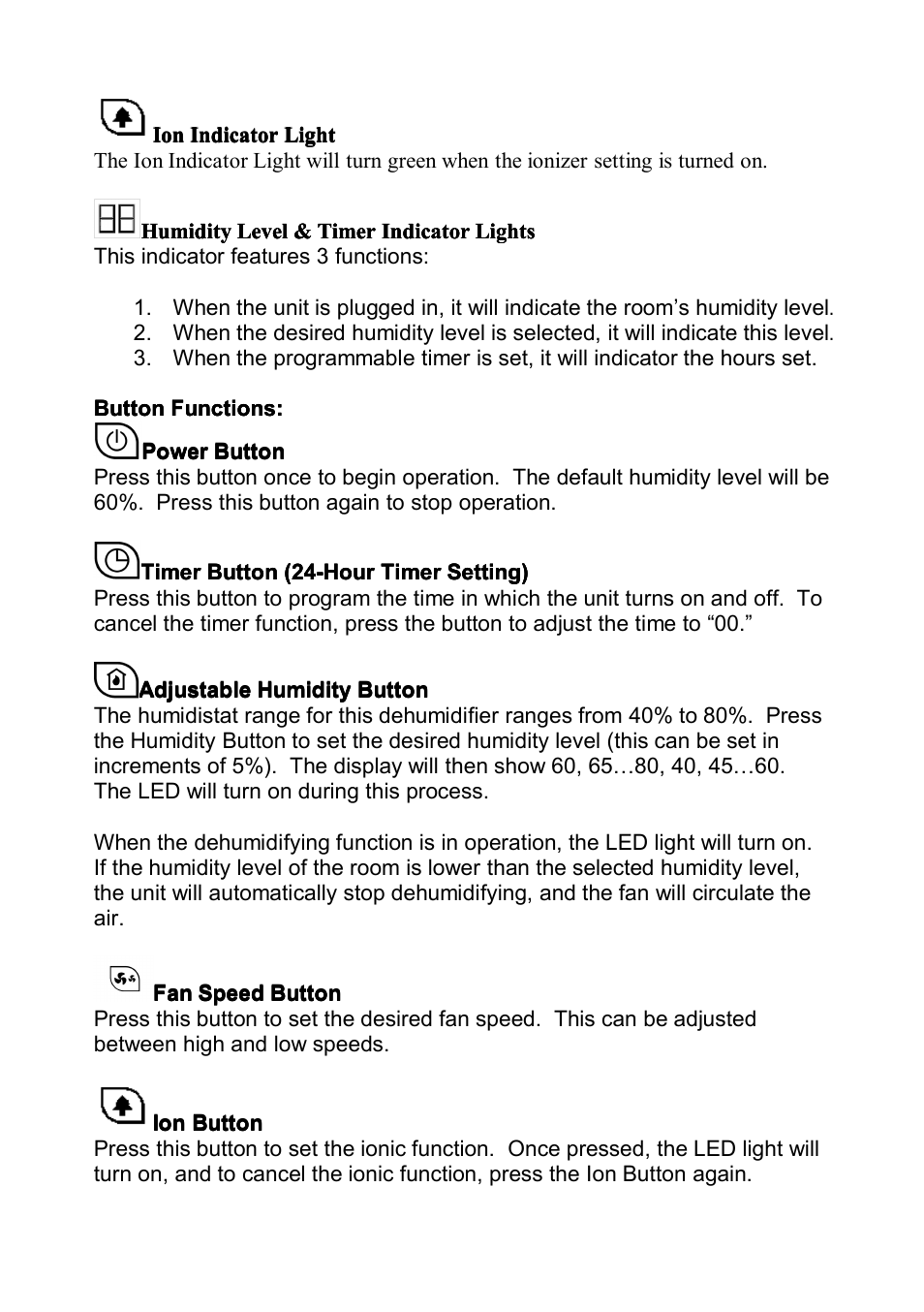 NewAir AD-400 User Manual | Page 6 / 12