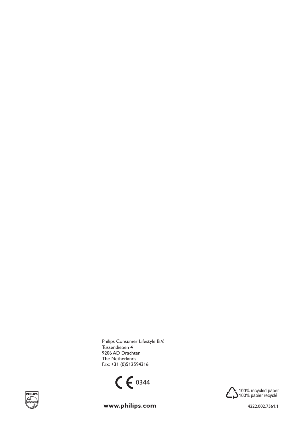 Philips InfraPhil Infrarotlampe User Manual | Page 60 / 60