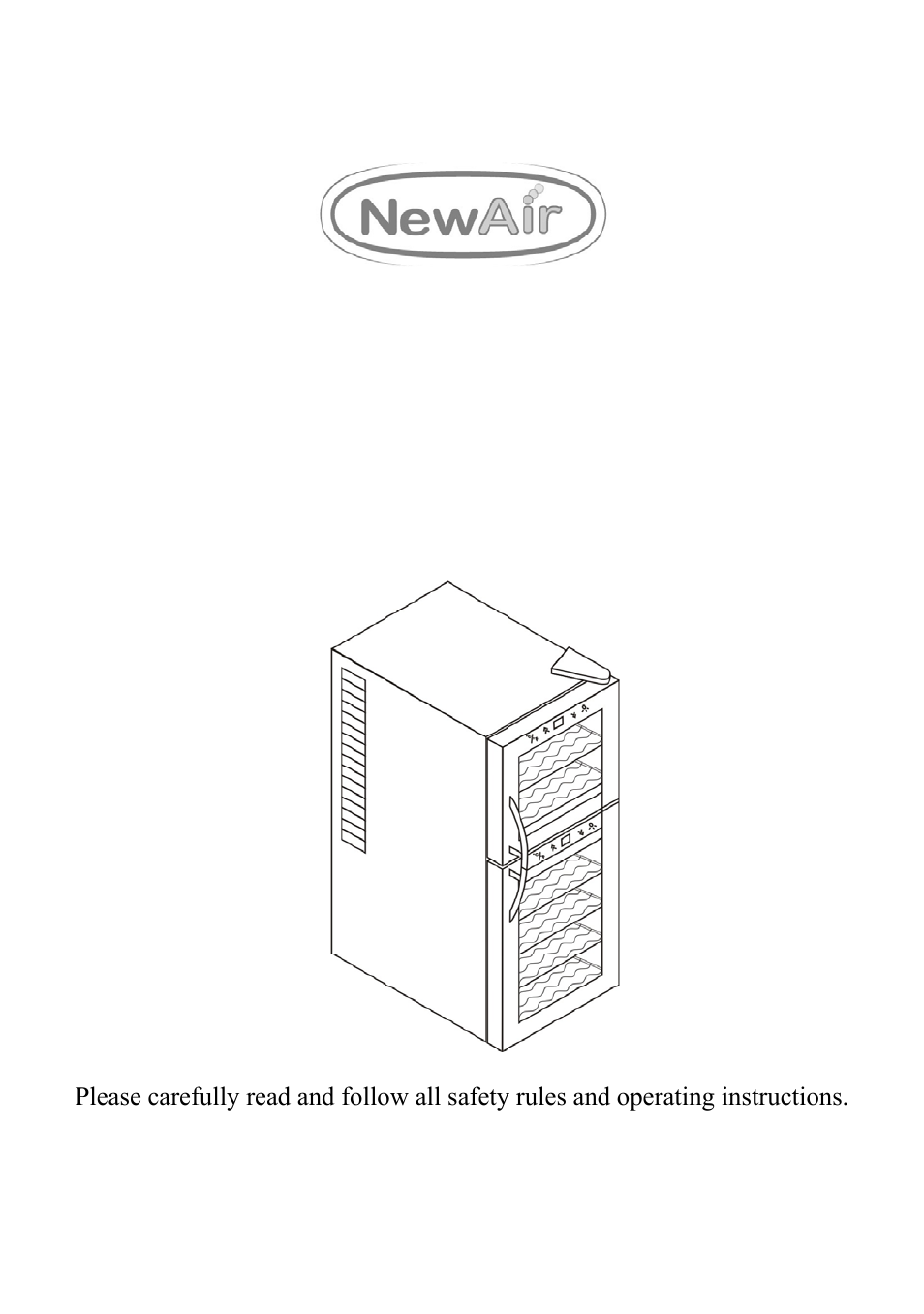 NewAir Thermoelectric Wine Cooler AW-210ED User Manual | 5 pages