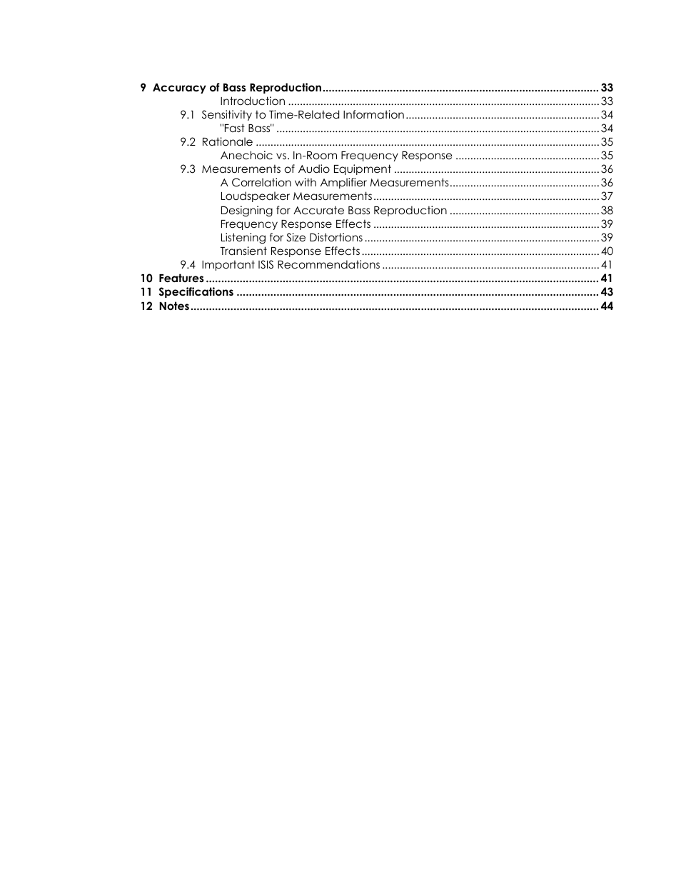 Avalon Acoustics Isis User Manual | Page 3 / 44