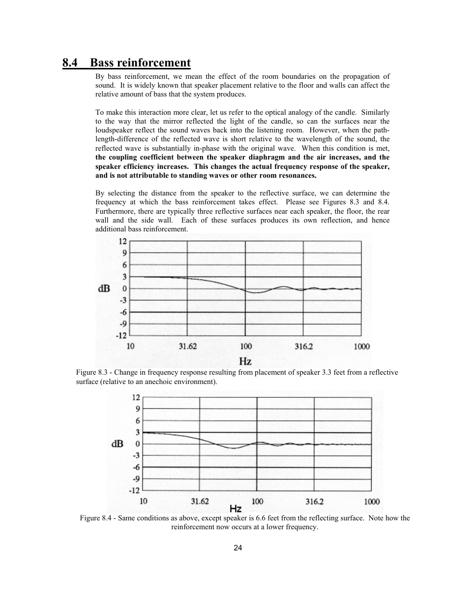 4 bass reinforcement | Avalon Acoustics AVALON ASCENDANT User Manual | Page 24 / 37