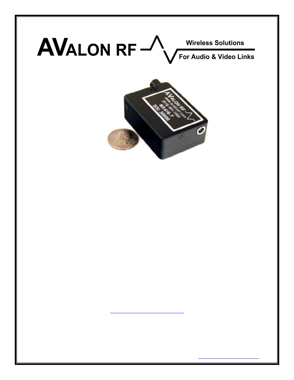 Avalon Acoustics MX416 User Manual | 14 pages