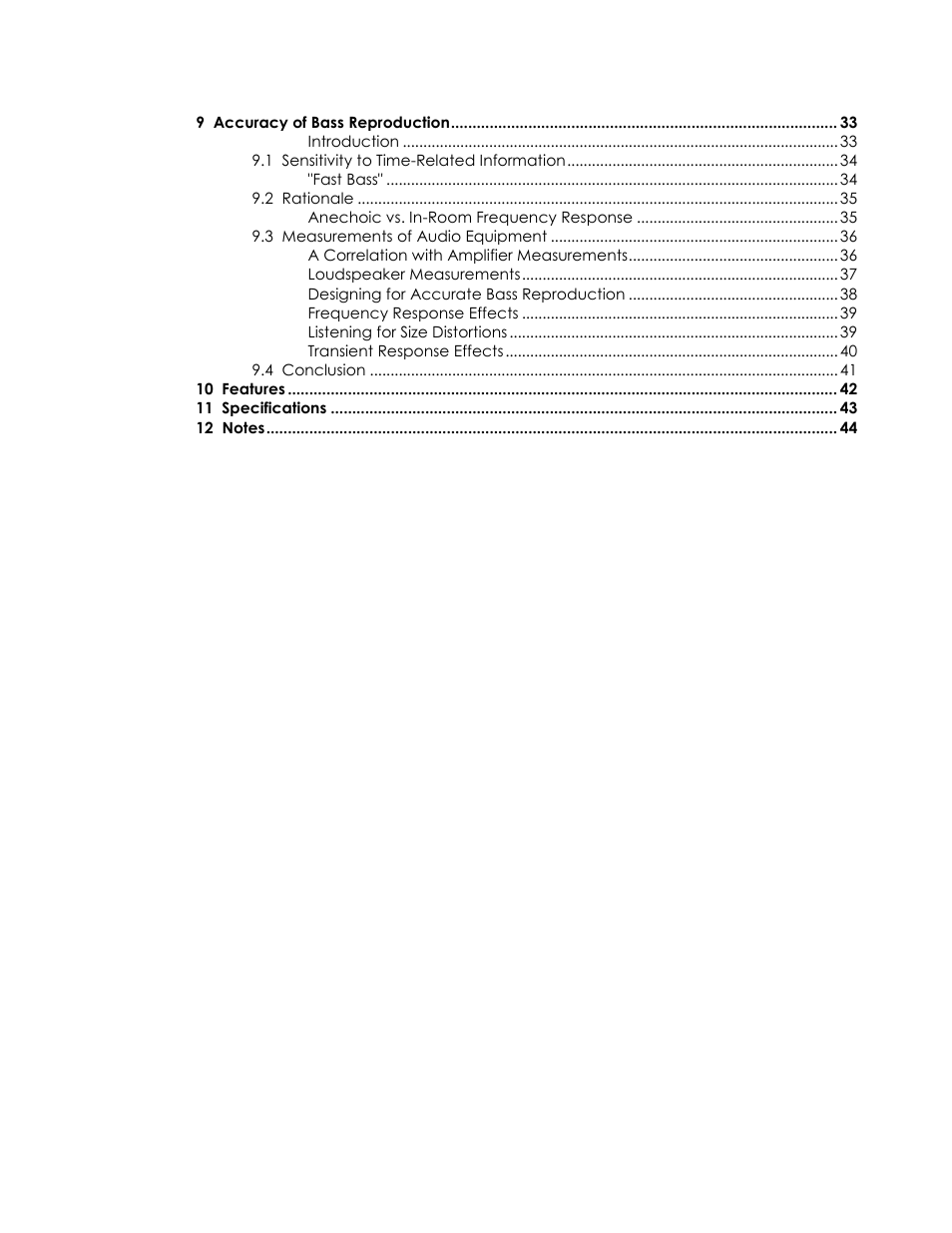 Avalon Acoustics AVALON INDRA User Manual | Page 3 / 44