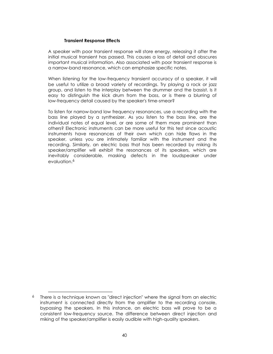 Avalon Acoustics AVALON INDRA User Manual | Page 40 / 44