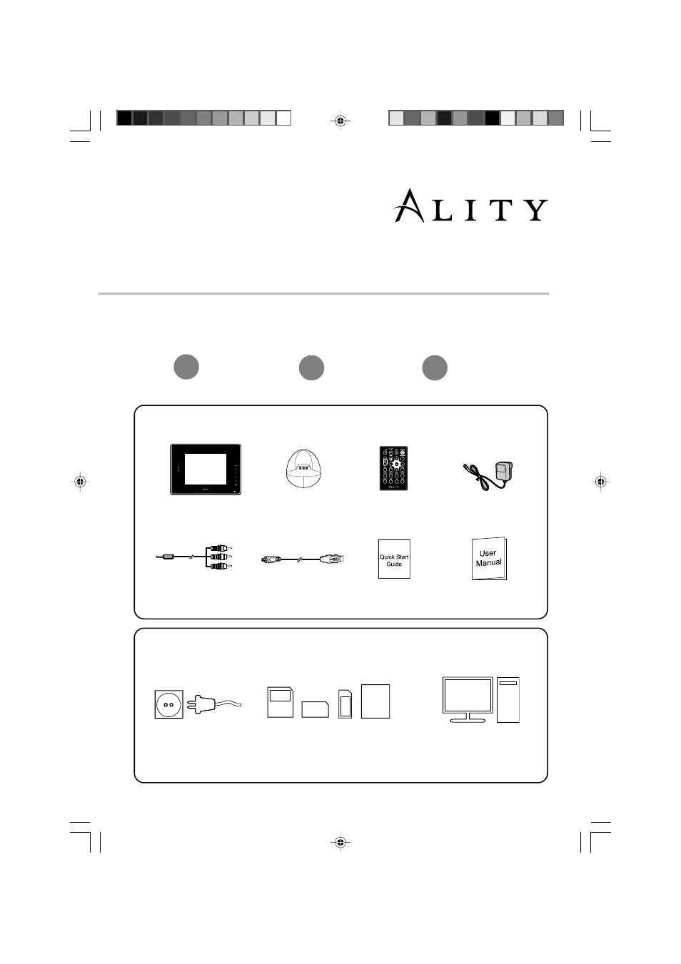 Ality Pixxa User Manual | 4 pages