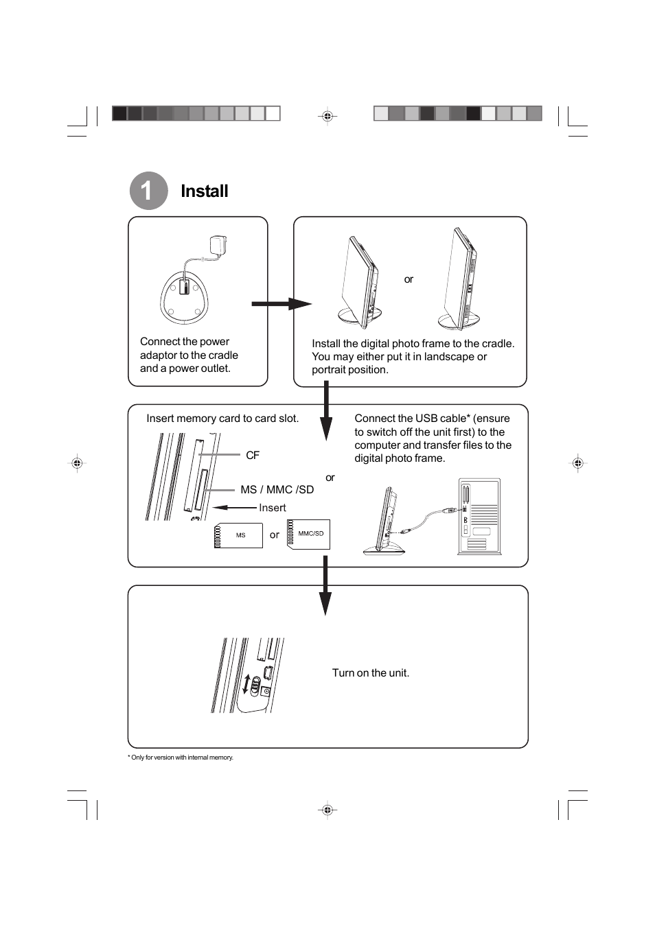 Install | Ality Pixxa User Manual | Page 2 / 4