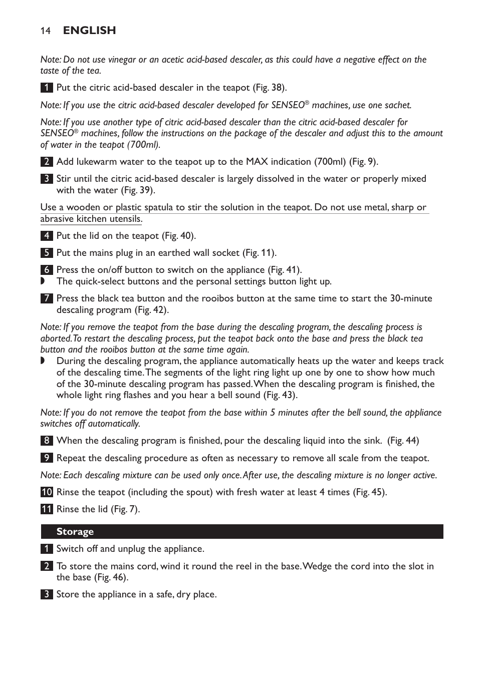 Philips Teezubereiter User Manual | Page 14 / 72