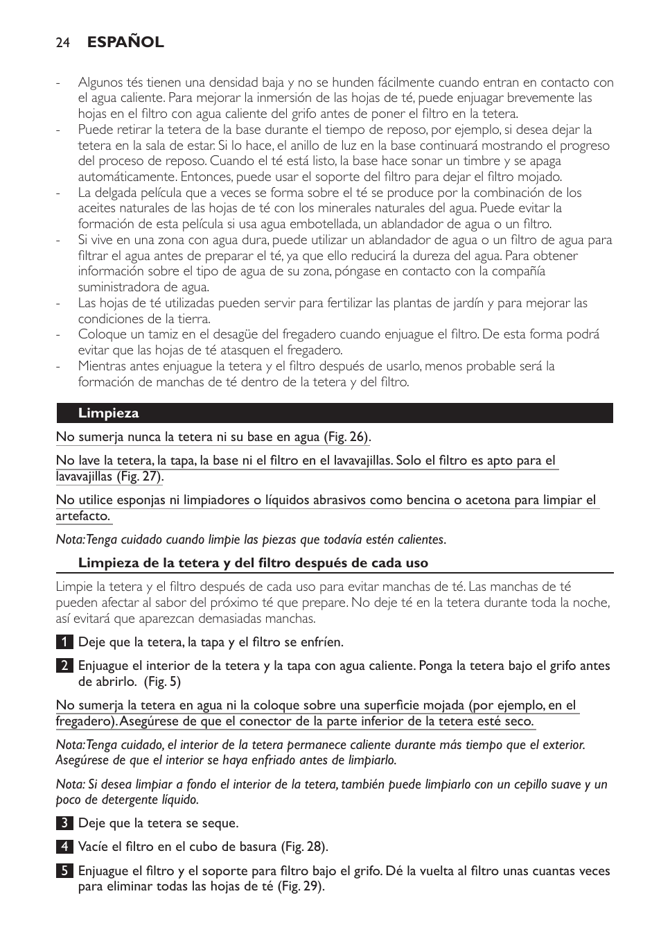 Philips Teezubereiter User Manual | Page 24 / 72