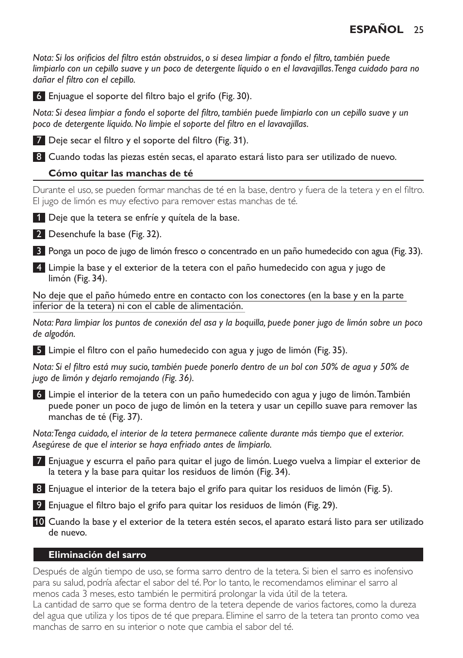 Philips Teezubereiter User Manual | Page 25 / 72