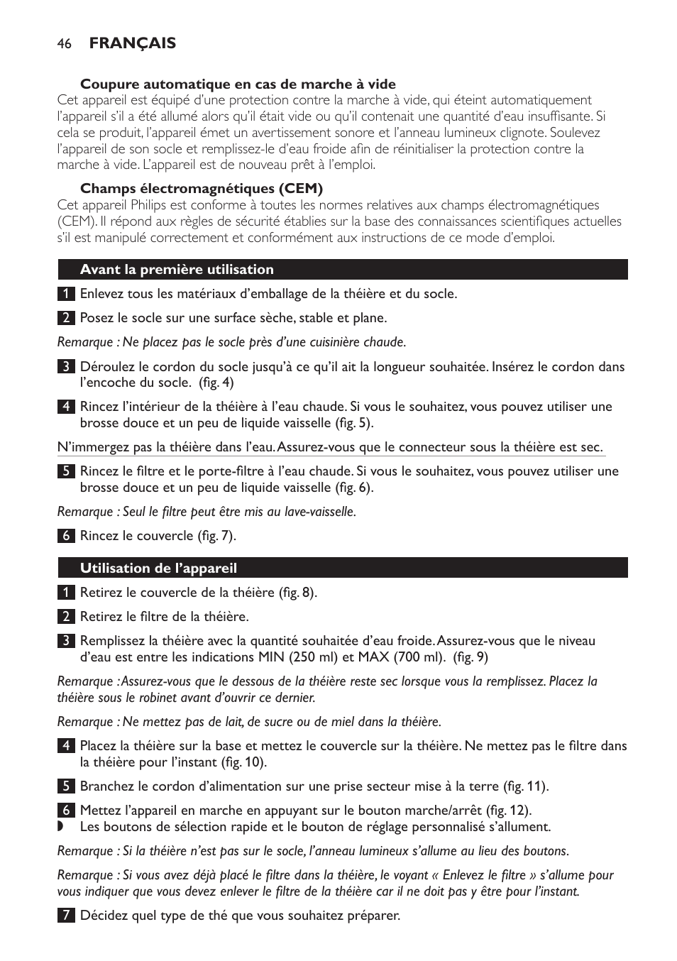 Philips Teezubereiter User Manual | Page 46 / 72