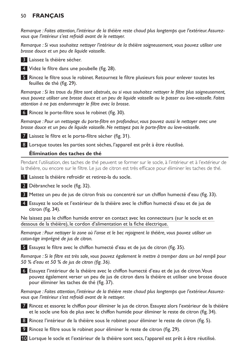 Philips Teezubereiter User Manual | Page 50 / 72